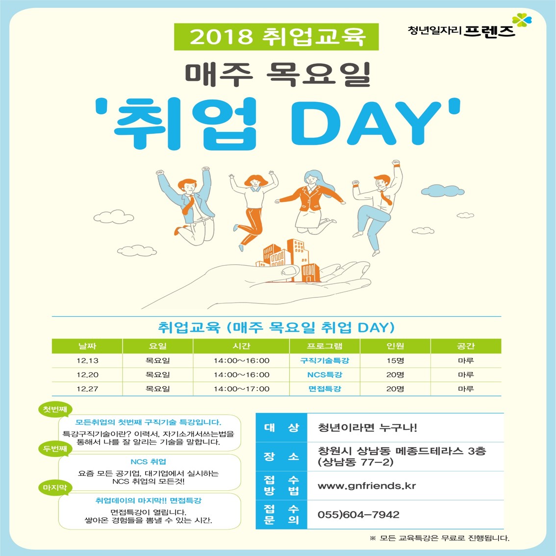 2019년 취뽀 구직기술특강
